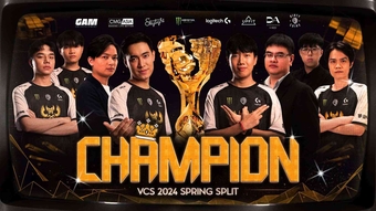 GAM đánh bại VKE 3-1, giành cúp VCS thứ 10 và vé dự MSI 2024