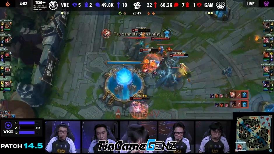 GAM đánh bại VKE 3-1, giành cúp VCS thứ 10 và vé dự MSI 2024