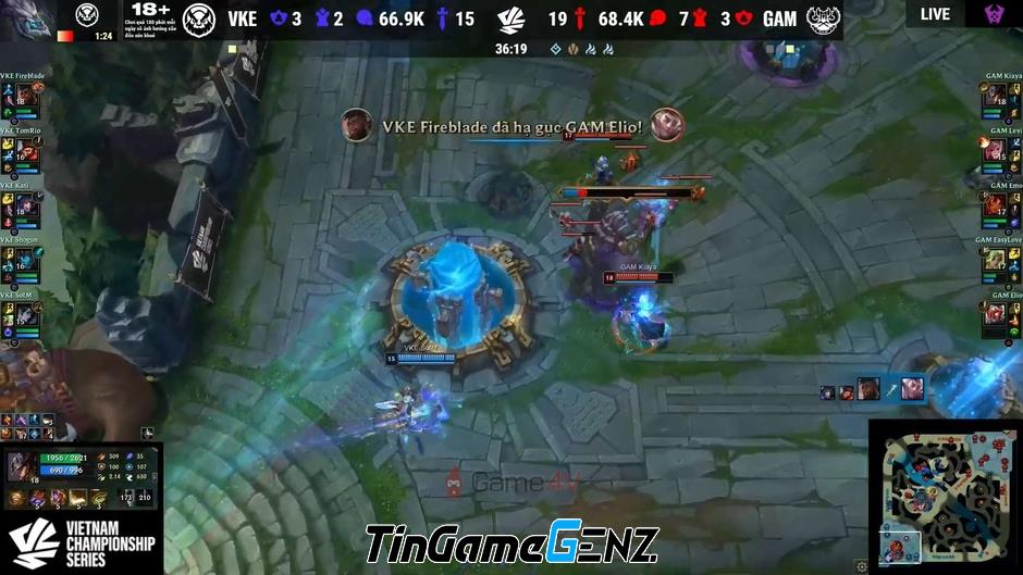 GAM đánh bại VKE 3-1, giành cúp VCS thứ 10 và vé dự MSI 2024