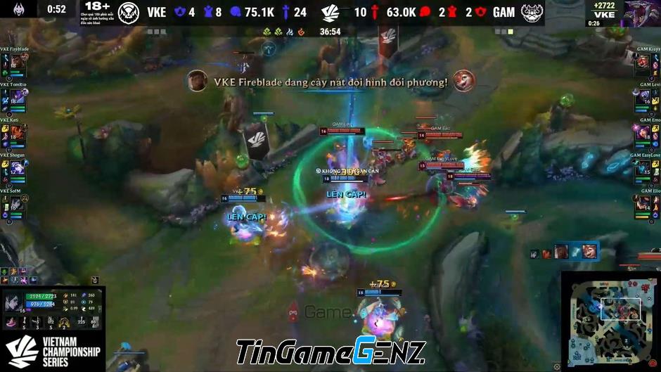 GAM đánh bại VKE 3-1, giành cúp VCS thứ 10 và vé dự MSI 2024