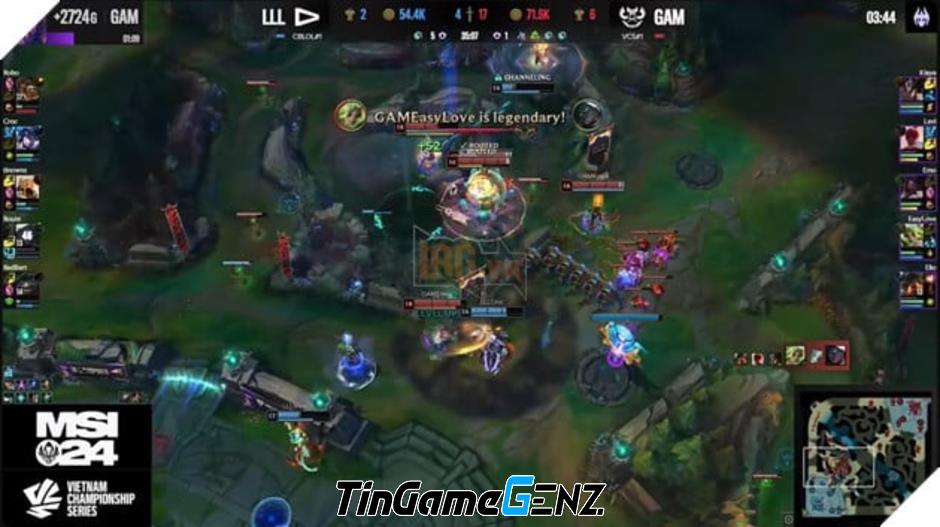 GAM Esports vs LOUD: Trận Quyết Chiến Sinh Tử tại MSI 2024