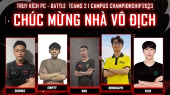 Gặp đội trưởng đội vô địch của Battle Teams 2 trong Campus Championship 2023 (Truy Kích PC)