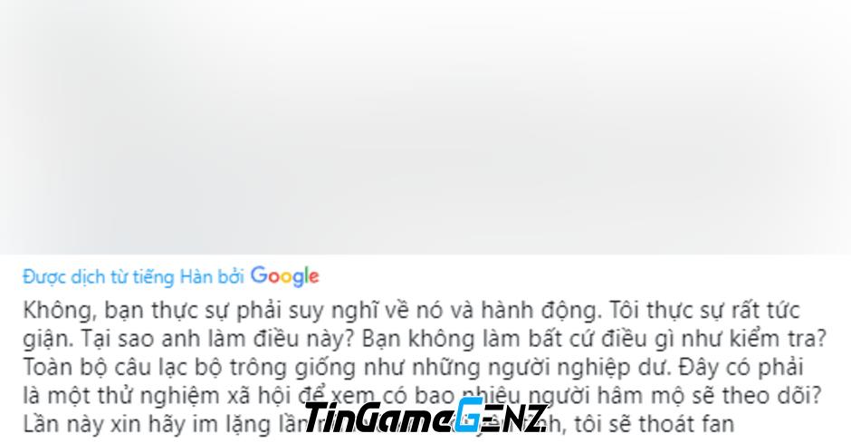 Gen.G tiếp tục tự hủy mình và khán giả không dám gọi mình là fan.