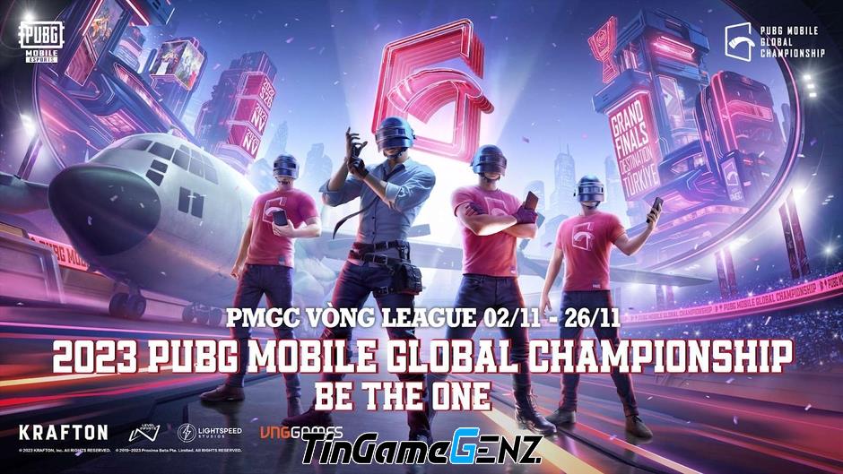 Giải đấu PUBG MOBILE Global Championship 2023: Vinh danh đội tuyển xuất sắc thế giới