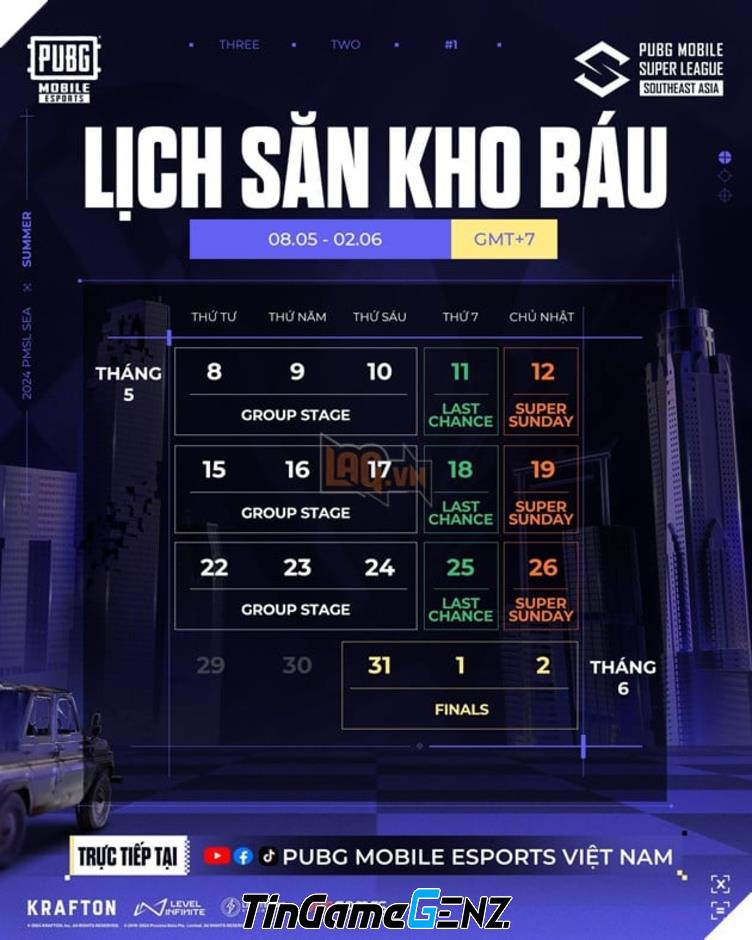 Giải Đấu PUBG MOBILE Lớn Nhất Đông Nam Á - PMSL SEA 2024 Mùa Hè