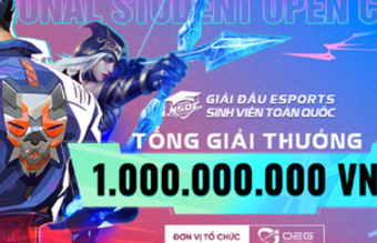 Giải đấu Thể thao Điện tử Sinh viên toàn quốc bắt đầu - National Student Open Cup 2023 được công bố.