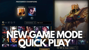 Giải thích chế độ Quick Play - hàng chờ mới trong LMHT: Riot giải thích chi tiết chế độ Chọn Ẩn.