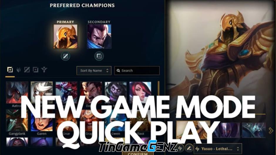 Giải thích chế độ Quick Play - hàng chờ mới trong LMHT: Riot giải thích chi tiết chế độ Chọn Ẩn.