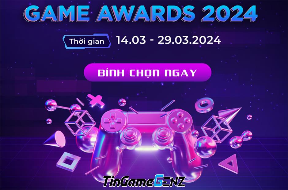 Giải thưởng Vietnam Game Awards 2024: Danh hiệu cao quý trong ngành game Việt Nam