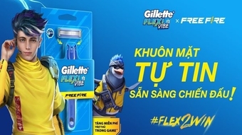 Gillette và Garena Free Fire ra mắt phiên bản giới hạn: Khuôn mặt tự tin sẵn sàng chiến đấu