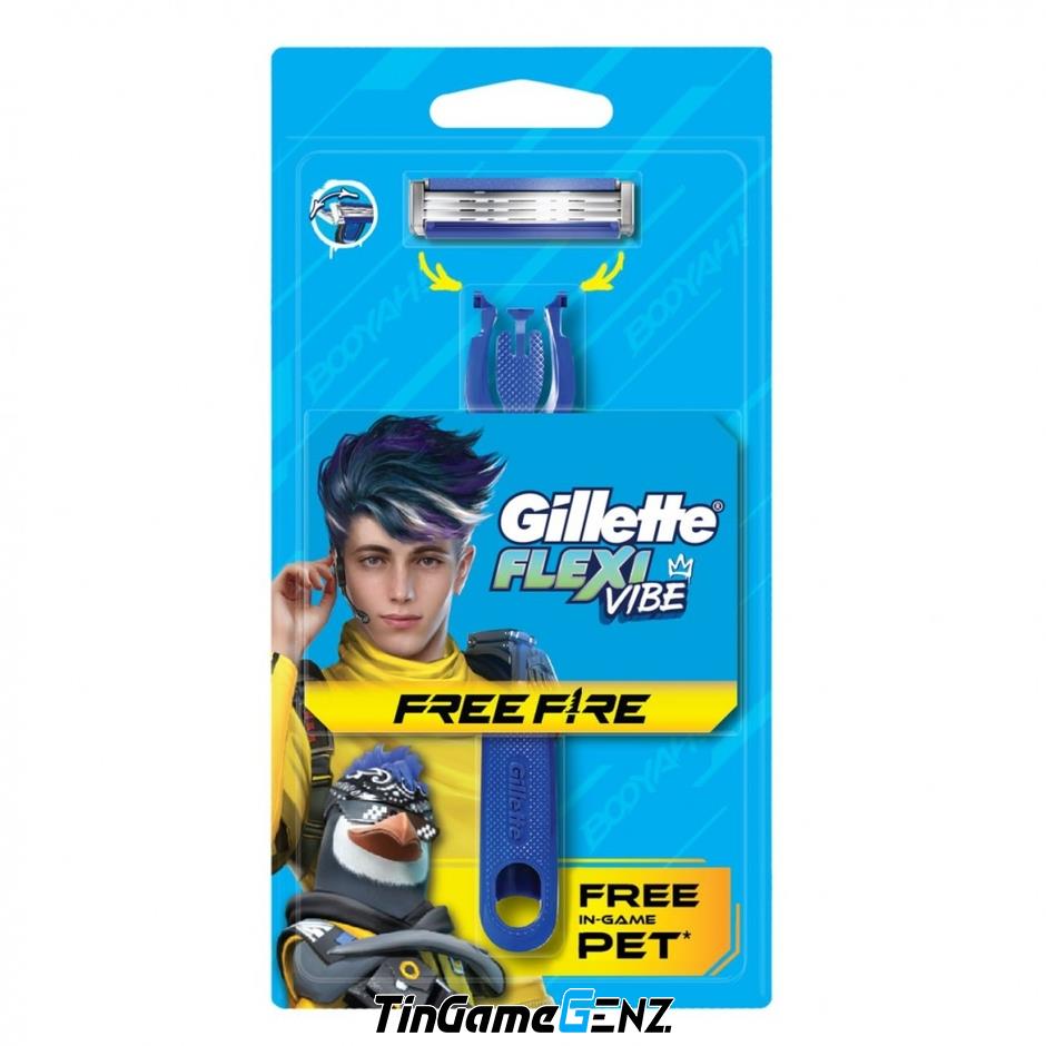 Gillette và Garena Free Fire ra mắt phiên bản giới hạn: Khuôn mặt tự tin sẵn sàng chiến đấu