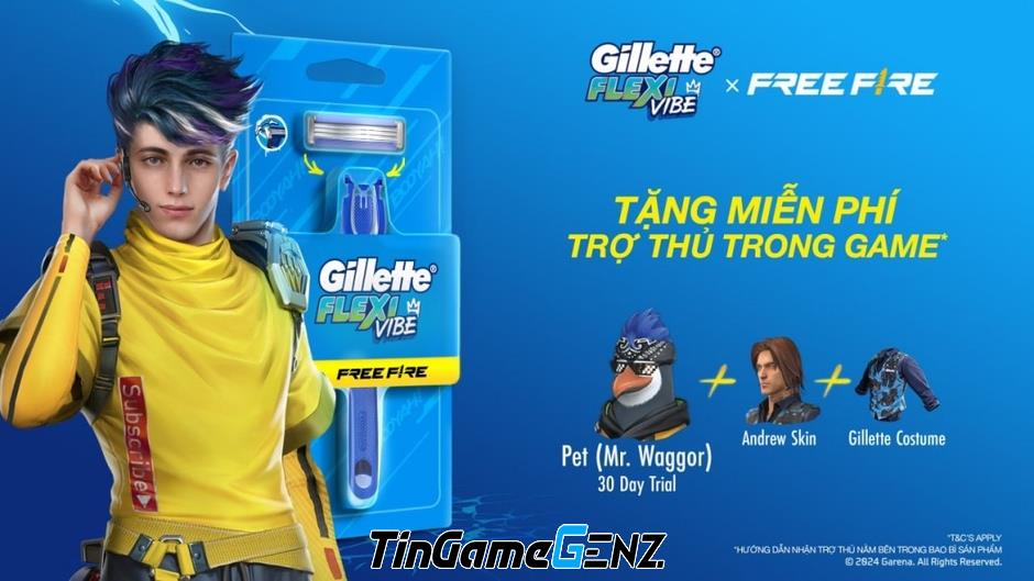 Gillette và Garena Free Fire ra mắt phiên bản giới hạn: Khuôn mặt tự tin sẵn sàng chiến đấu