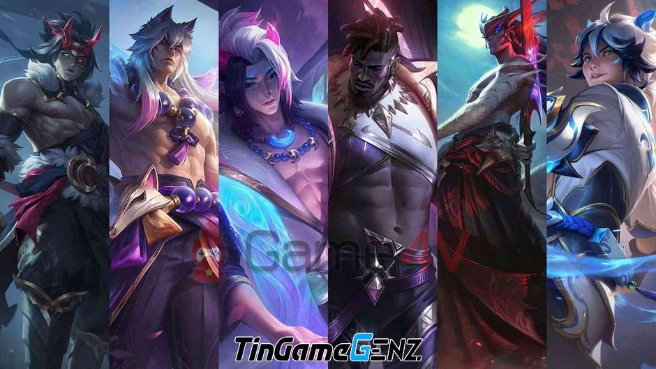 Hé lộ teaser skin mới cho ban nhạc rock 6 tướng nam trong LMHT