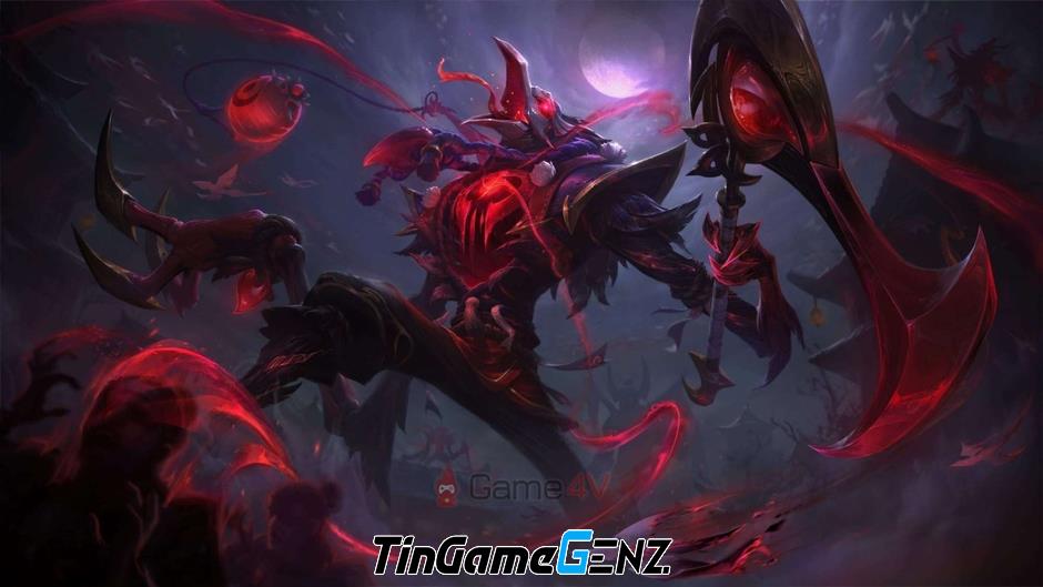 Hé lộ trang phục Huyết Nguyệt cho Zyra, Fiddlesticks và Zed trong LMHT