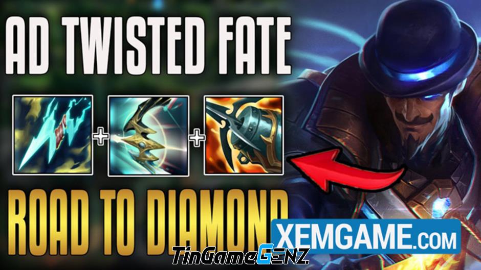 Học cách chơi Twisted Fate Hỗ Trợ ở Thách Đấu Tây Âu trong LMHT