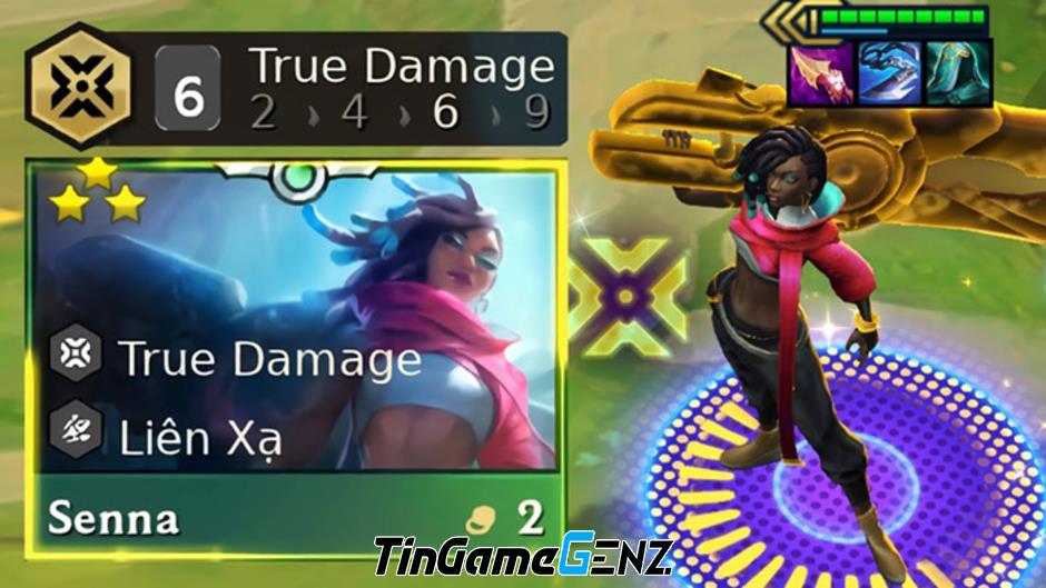 Hướng dẫn đội hình Senna True Damage rác hơn tướng 5 vàng trong ĐTCL mùa 10