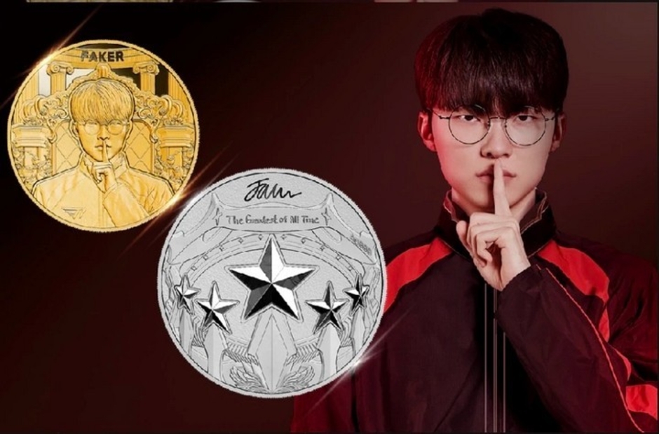 "Huy chương Faker - Biểu tượng vinh danh huyền thoại trong làng thể thao điện tử Hàn Quốc từ Xưởng đúc tiền Raybet"