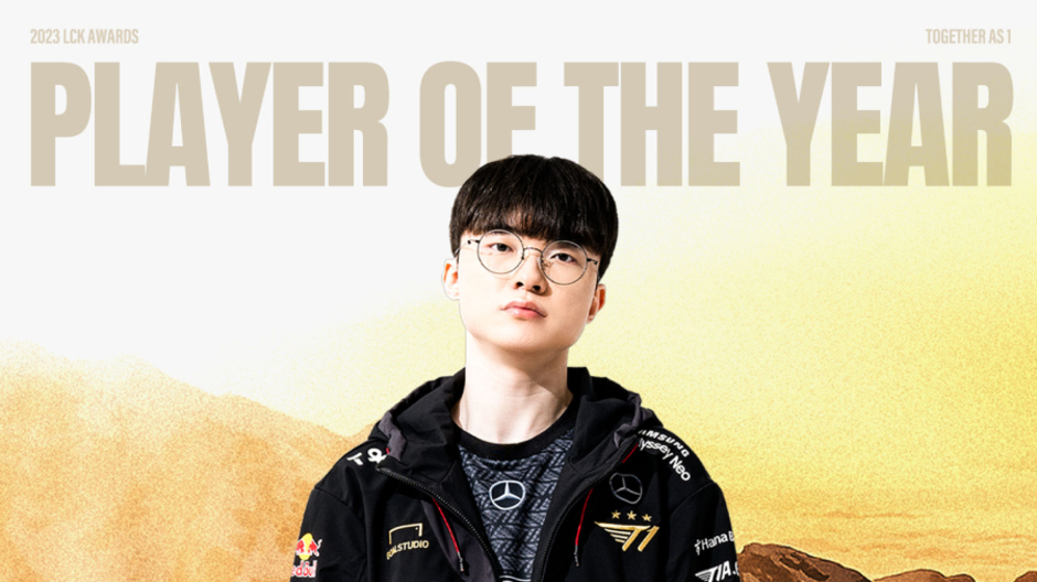 Kết quả LCK Awards 2023: Faker vinh dự giành giải MVP LCK 2023, T1 chủ động sở hữu đội hình tiêu biểu.