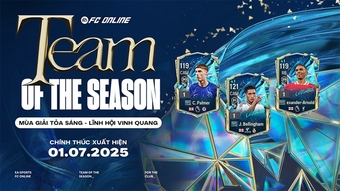 "Khám Phá Danh Sách 25 Cầu Thủ Xuất Sắc Nhất Team of The Season Trong FC Online: Những Ngôi Sao Đáng Chú Ý!"