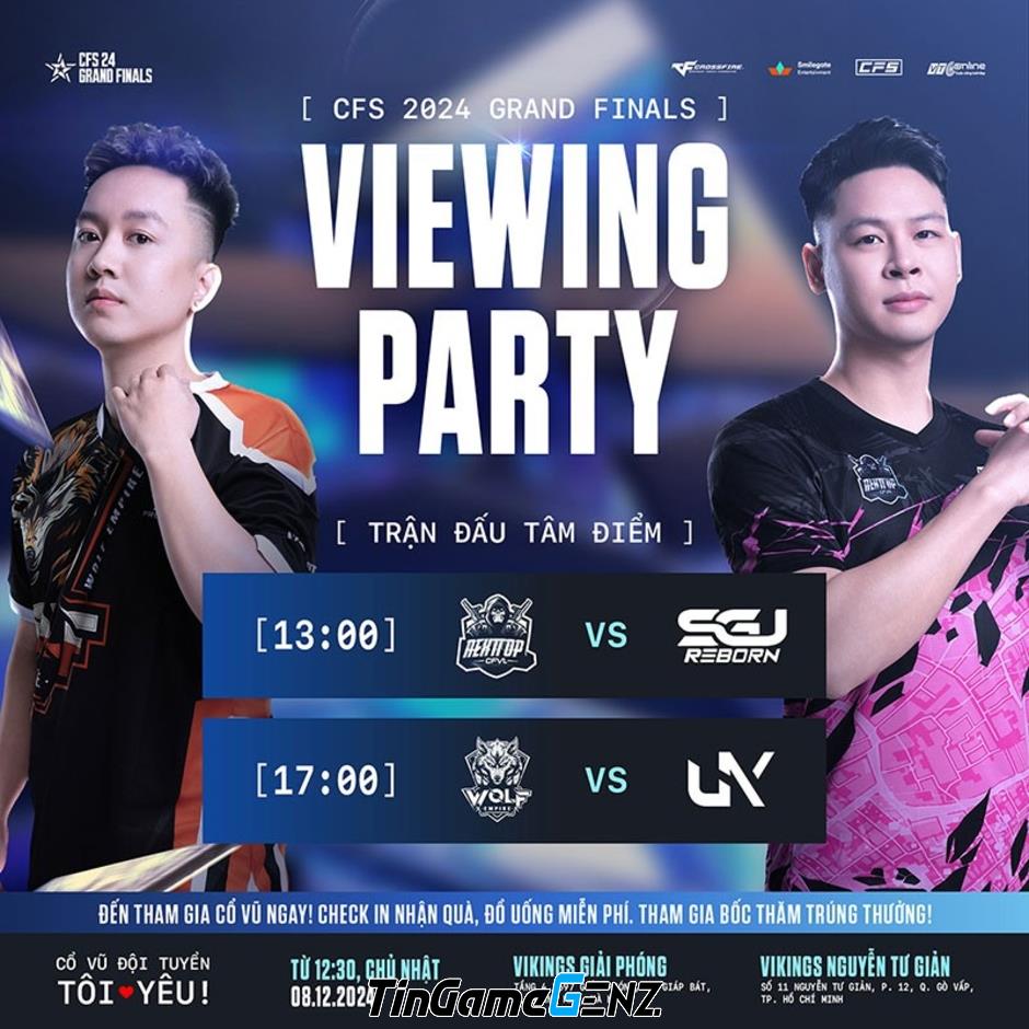 Khám Phá Không Khí Hồi Hộp Tại Viewing Party CFS 2024 Grand Finals: Sự Kiện Không Thể Bỏ Lỡ!