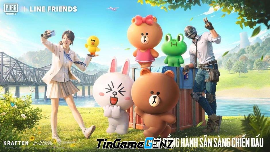 LINE FRIENDS quay trở lại PUBG MOBILE