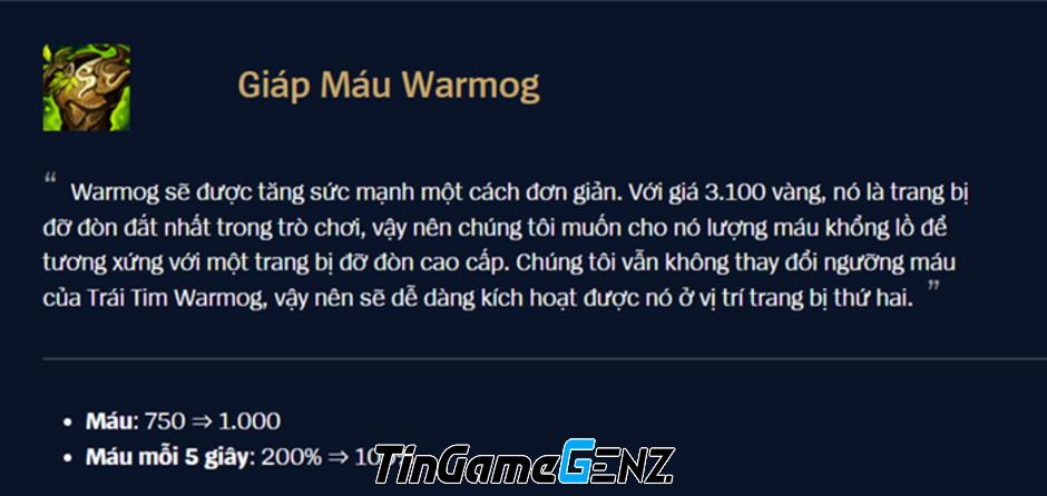 LMHT 14.11: Giáp Máu - Món trang bị thiết yếu cho Hỗ Trợ chống chịu