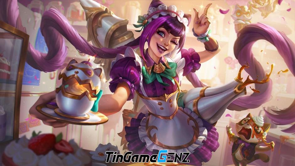 LMHT: Các tướng Jinx, Lulu, Poppy và Rumble sẽ có trang phục mới với chủ đề Cafe Cuties