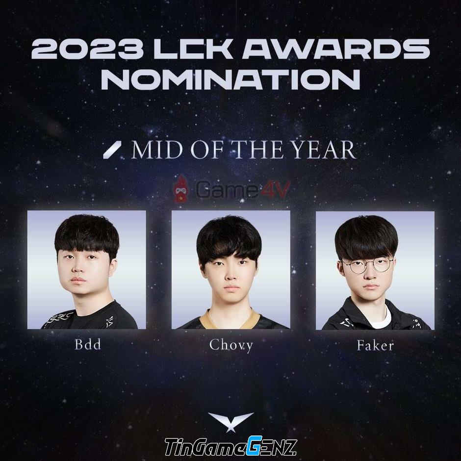 LMHT: LCK công bố đề cử Best of the Year cho mỗi vị trí, đội T1 có tất cả thành viên được đề cử