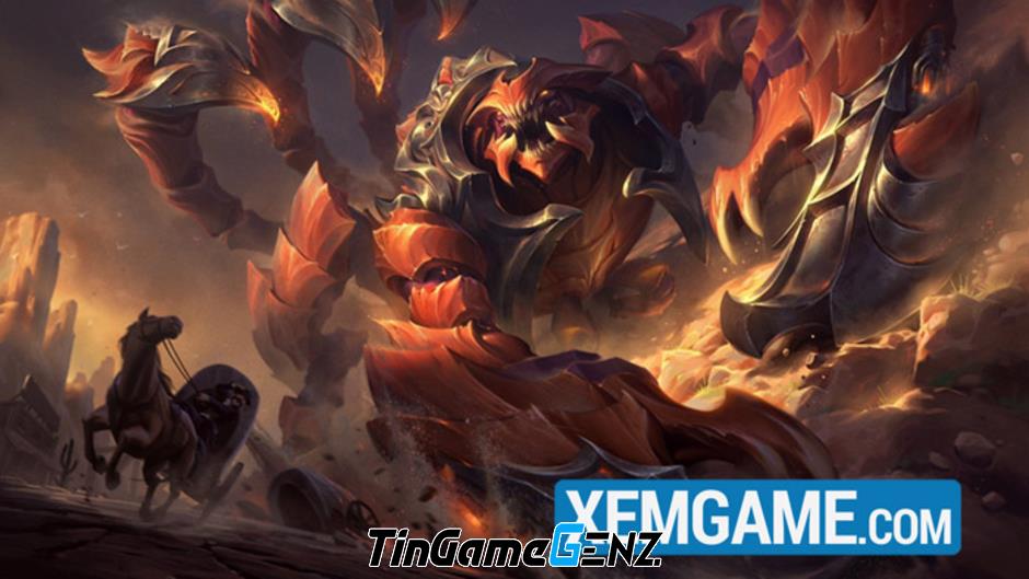 LMHT: Tất cả splash art mới của Skarner, hãy chiêm ngưỡng sức mạnh của nó