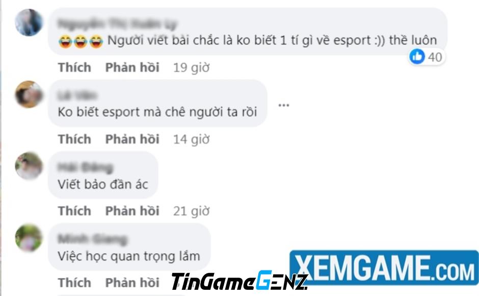 LMHT VN phản đối báo chính thống chế giễu đội tuyển Esports tại ASIAD 19