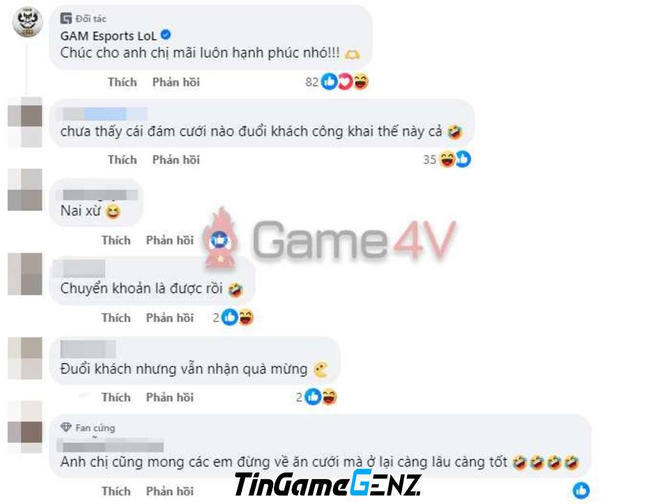 Mai Dora ngăn chặn GAM Esports tham gia đám cưới với lý do thuyết phục.