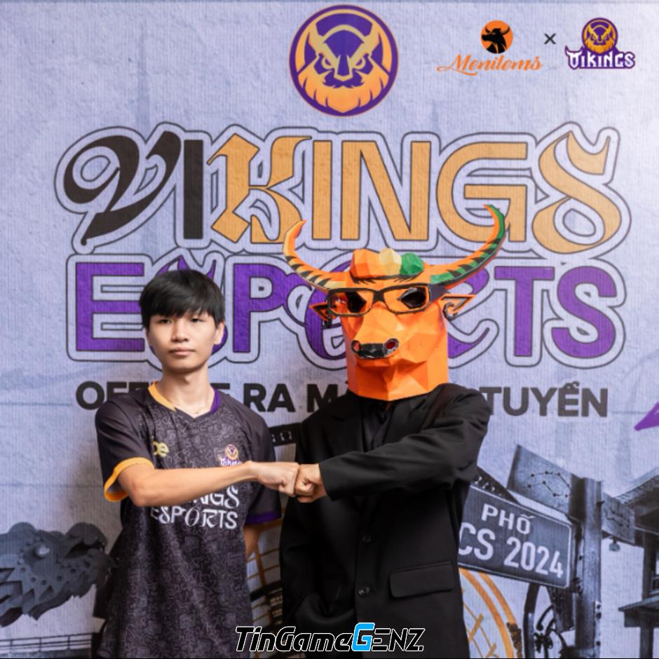 Menitems - Nhà tài trợ chính thức của Vikings Esports trong mùa giải VCS 2024