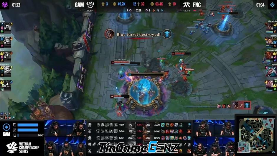 MSI 2024 ngày 2: FNC đánh bại GAM 2-0, TES vượt qua LLL 2-0