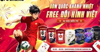 "Người Chơi FC Online Nhận Quà Lớn Nhân Dịp Quốc Khánh: Miễn Phí Đội Hình Cầu Thủ Việt!"