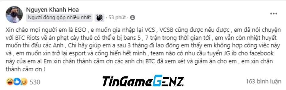 Nhà vô địch VCS thất bại, chuẩn bị tham gia giải B nhưng bị khán giả chỉ trích