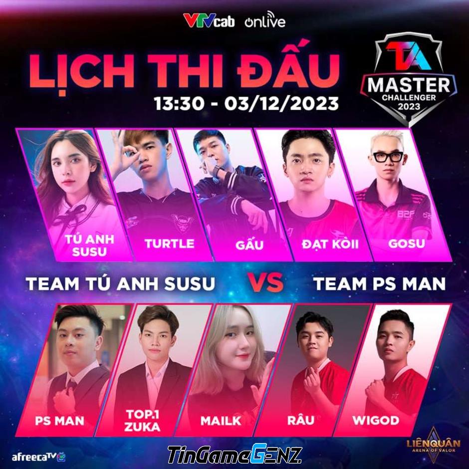 ON Live Đồng Hành Đội Tuyển Liên Quân Mobile Việt Nam Tại Giải TA Master Challenge 202