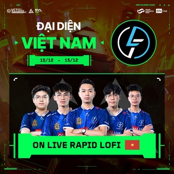 "ON Live Rapid Lofi Góp Mặt Tại Giải Đấu VALORANT Off Season Lớn Nhất Thế Giới SVL 2024 Tại Hàn Quốc"