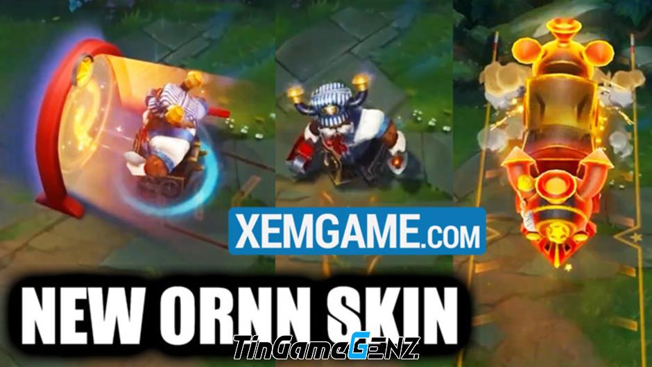 Ornn lái tàu: Skin fanmade chính thức của Riot Games