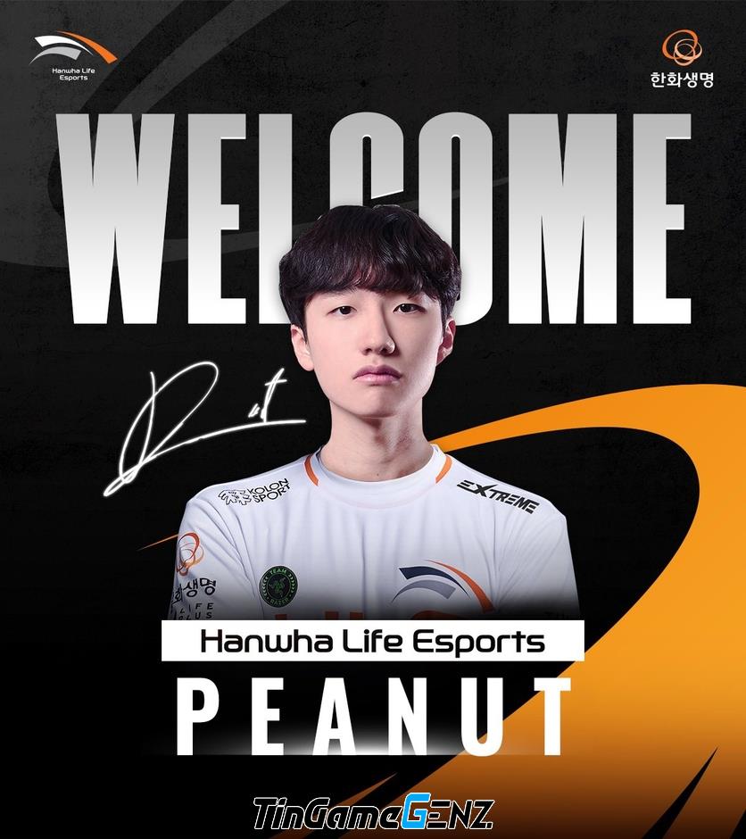 Peanut gia nhập Hanwha Life Esports, hoàn thành đội hình 