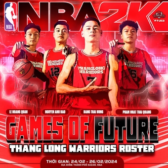 Phygital Basketball Việt Nam công bố đội hình tham dự Games of Future