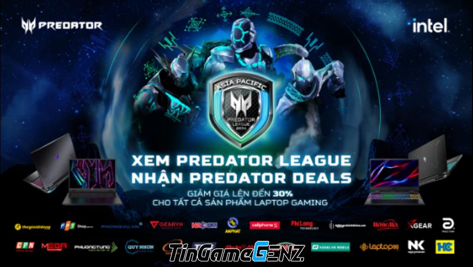 Predator League 2024: Giải đấu Esports hàng đầu Châu Á - Thái Bình Dương trở lại.