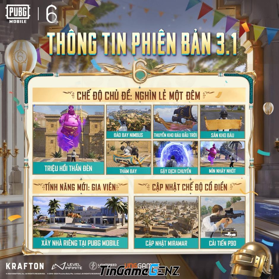 PUBG MOBILE: Ra mắt Đảo Bay Nimbus trong bản cập nhật 3.1