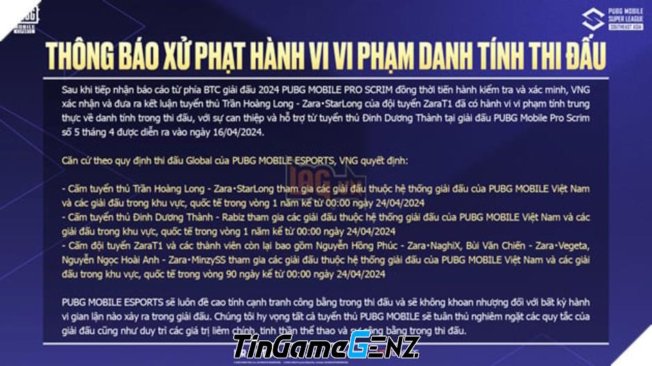 PUBG Mobile: Rabiz Giải Nghệ và Lên Tiếng Minh Oan sau Drama