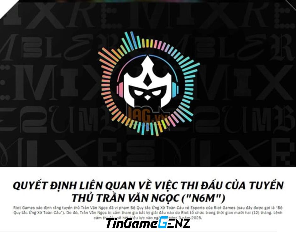 Riot Games cấm thi đấu tuyển thủ ĐRCL Việt Nam, mất slot tham dự CKTG