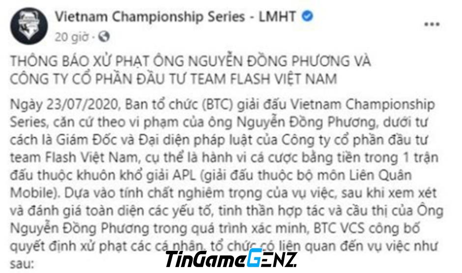 Riot phản ứng căng thẳng với nghi vấn tiêu cực VCS, Garena chịu trách nhiệm