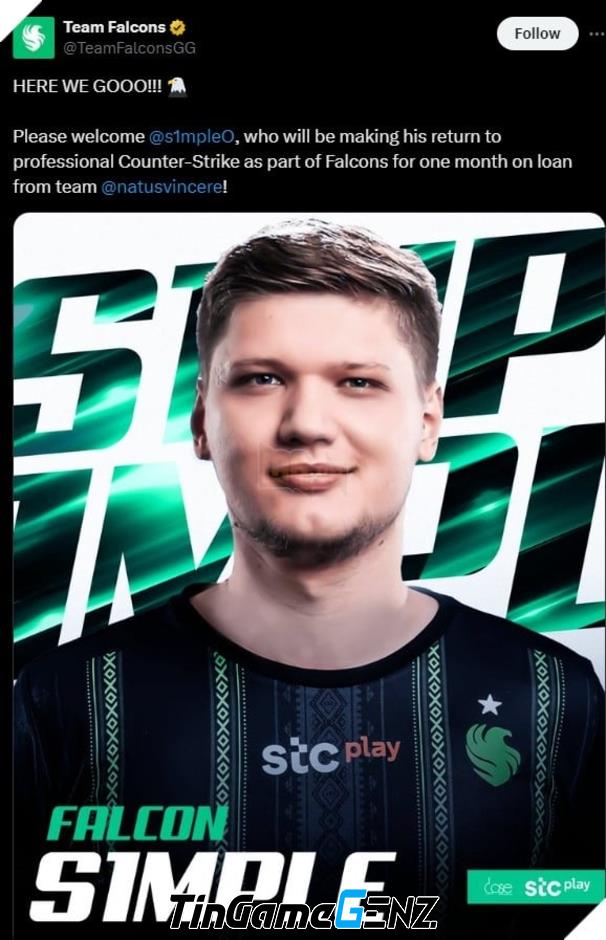 S1mple quay trở lại CS:GO chuyên nghiệp, không cùng NaVi