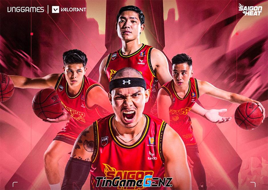 Saigon Heat hợp tác cùng nhà phát hành VNGGames trong mùa Giải VBA 2024