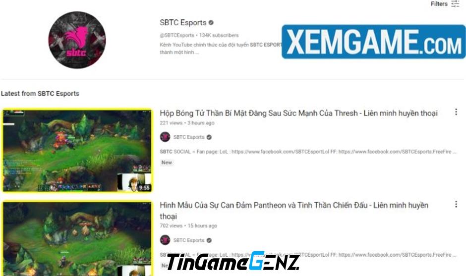 SBTC Esports bán kênh gây bức xúc và tiếc nuối của fan hâm mộ.