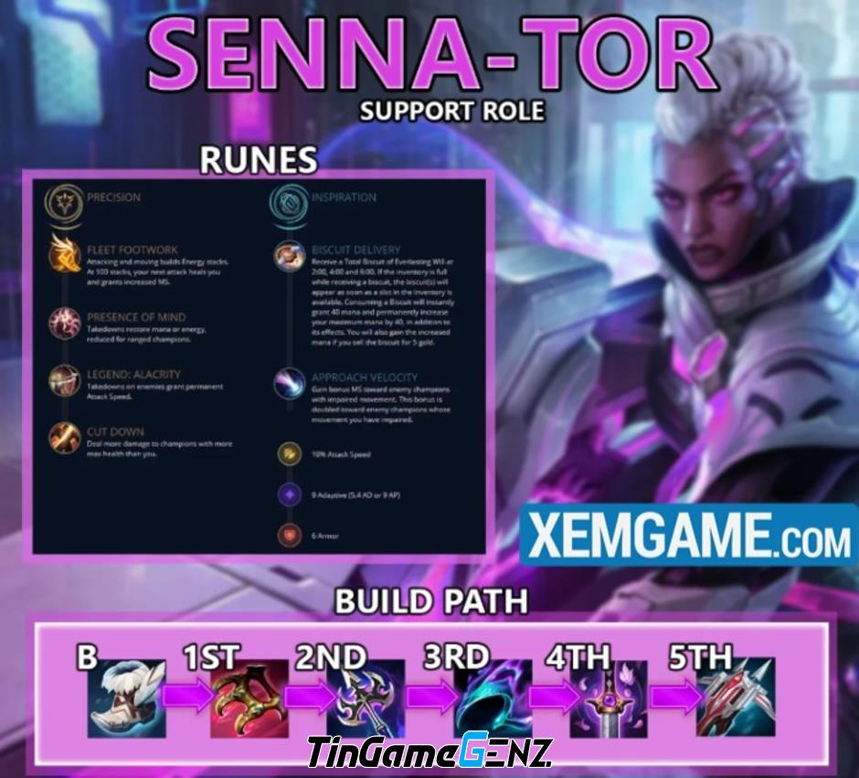 Senna - Hỗ Trợ hot đầu mùa 2024 với lối chơi độc đáo Senna - Hỗ Trợ hot đầu mùa 2024 với lối chơi độc đáo