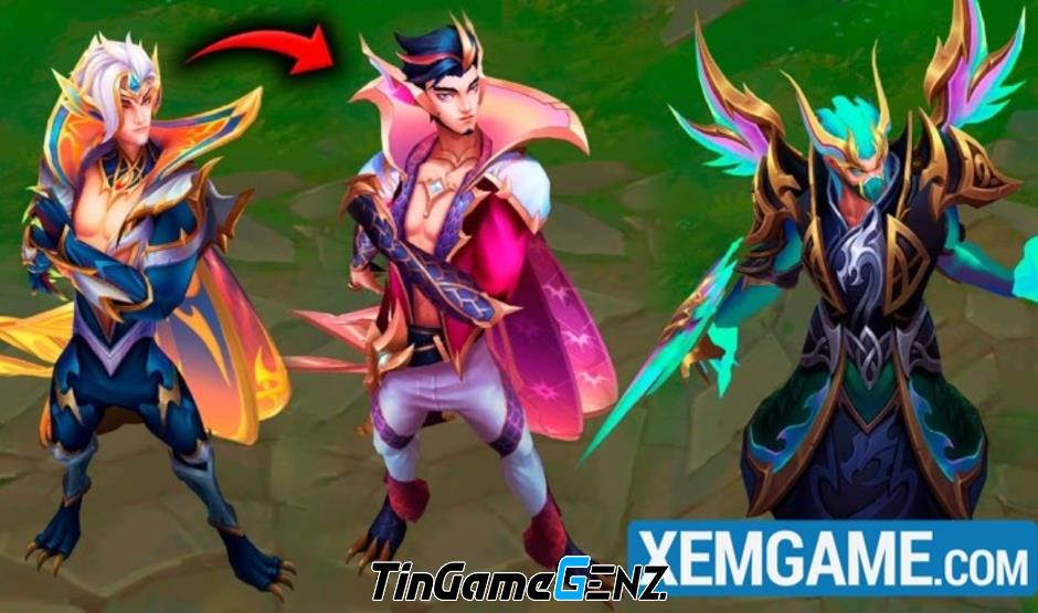 Skin Chiến Binh Rồng làm Vayne nổi bật, và Rakan cũng có phiên bản Hàng Hiệu